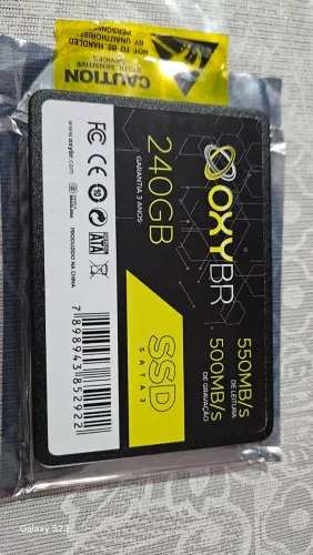 Ssd 240gb novo