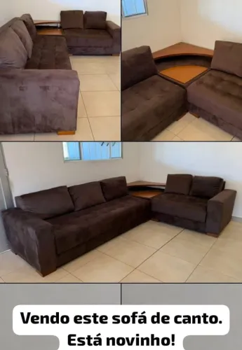 Sofá de canto modular novinho