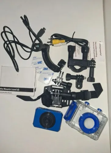 Camera de Ação Completa com Acessórios tipo gopro