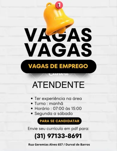 Atendente de Restaurante