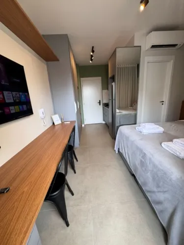 STUDIO MOBILIADO NA REGIÃO DA AVENIDA PAULISTA - CONFORTO, PRATICIDADE E LOCALIZAÇÃO PRIVI