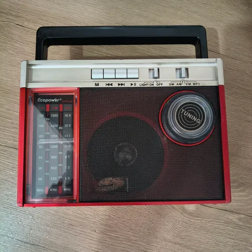 Rádio Ecopower Retrô FM / MP3 (Usado) 