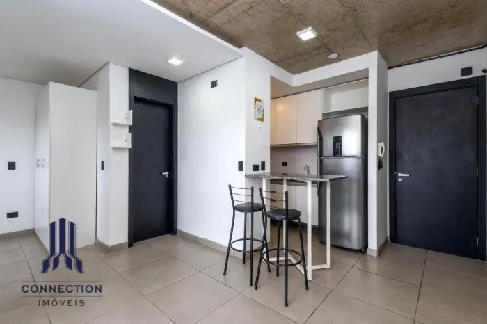 Studio com 1 dormitório para alugar, 33 m² por R$ 2.424,00/mês - Rebouças - Curitiba/PR