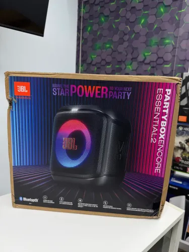 Caixa De Som Bluetooth Jbl Partybox Encore Essential 2 Preto, Bateria De Até 15h 
