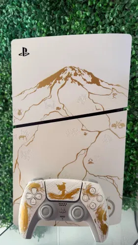Ps5 slim especial ghost of yotei pego seu game como parte de pagamento 