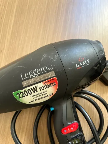 secador de cabelo profissional Gama