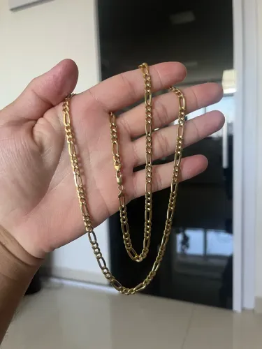 Corrente 3 por 1 de ouro 18k
