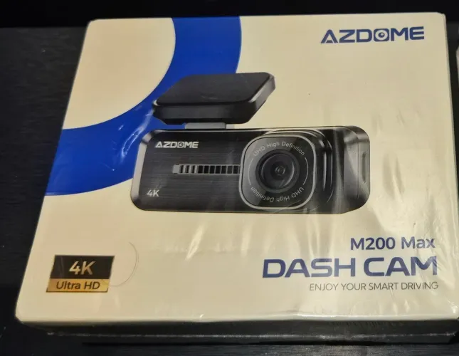 câmera veicular dashcam azdome m200 Max 4k, novo, caneta