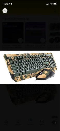 Teclado e mouse