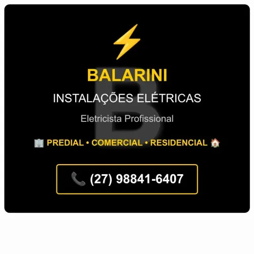 Balarini Instalações Elétricas Eletricista Profissional