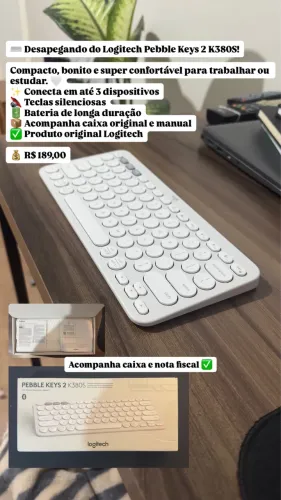 TecladoLogi Pebble Keys 2 k380