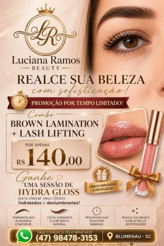Brown Lamination+ Lash Lifting