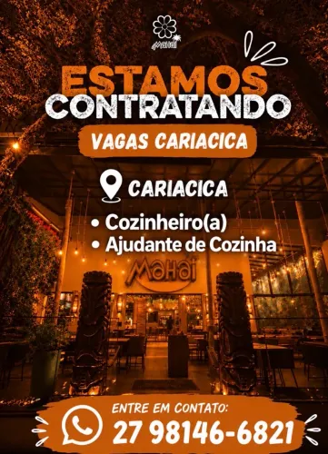 O Mahai está crescendo, e pode ter um lugar pra você nessa história!