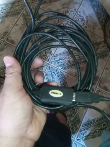 Cabo Extensor Usb 2.0 5metros Amplificador De Sinal Comtac