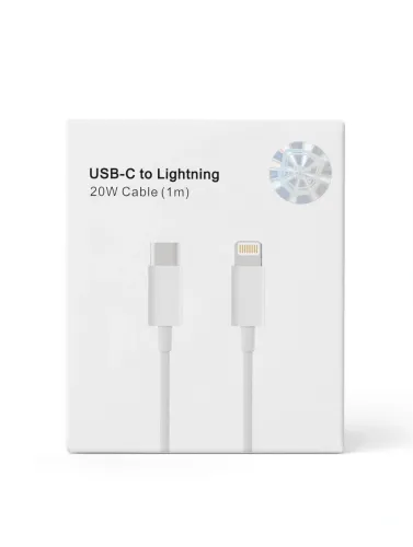 Cabo de iPhone Lightning 20W Usb-C Tipo C 1M/2M USB de Carregamento Rápido/Dados