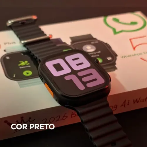 RELÓGIO SMARTWATCH U5 PLUS | MICROWEAR ULTRA | 3ATM | TELA AMOLED | 2GB DE AMAZENAMENTO