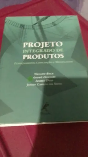 Livro Engenharia: Projeto Integrado de Produtos - Excelente Estado