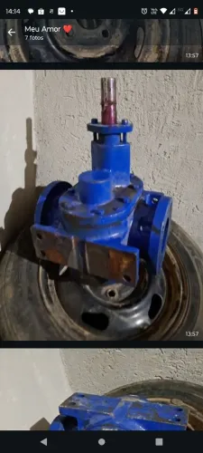 Bomba de água para caminhões três engrenagens