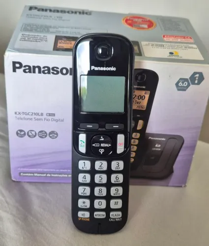Telefone sem fio panasonic KX-TGC210LB