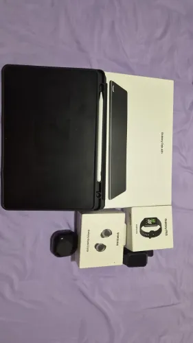 Kit Samsung Tablet, fone, Relógio