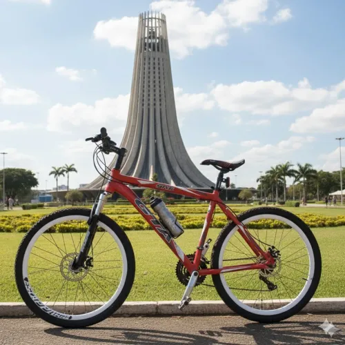 Bicicleta usada poucas vezes 