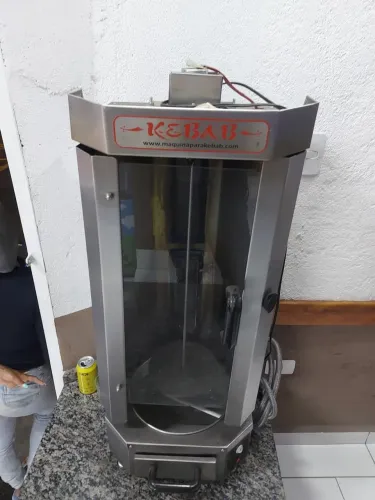 MÁQUINA PROFISSIONAL A GÁS PARA KEBAB / CHURRASCO GREGO