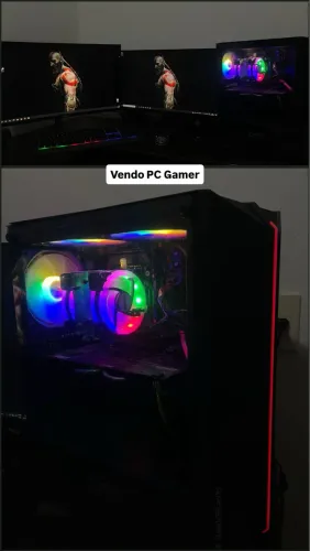 PC Gamer Completo + 2 Monitores | GTX 1060 5GB | SSD NVMe | Pronto para Jogar
