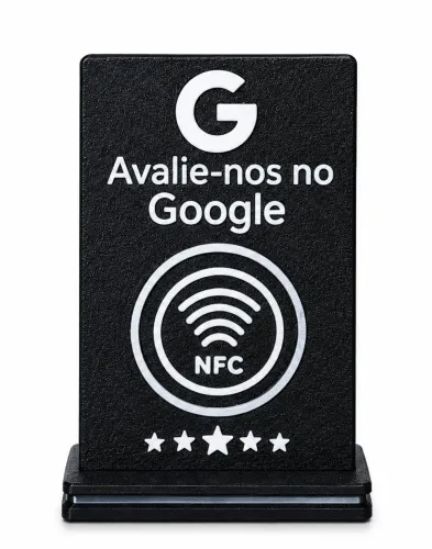 Placa de Avaliação Google NFC/Aproximação impressa em 3D