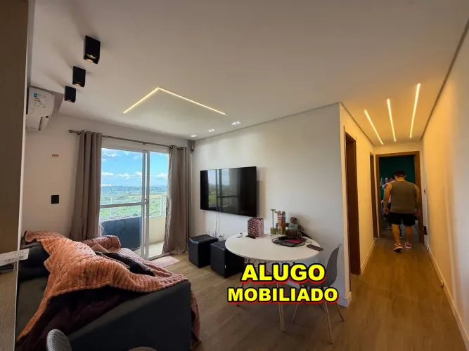 Condomínio Mirante das Flores - Apartamento 2 Quartos, 14º Andar, Vista Livre, Semi Mobili