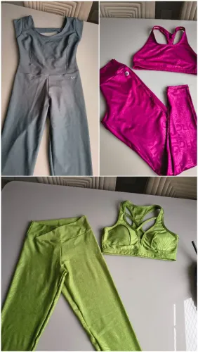 Lote de roupas de academia novas!