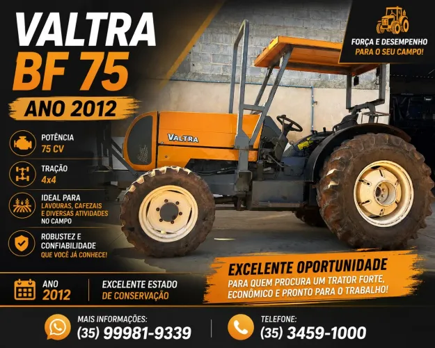 Trator Valtra BF 75