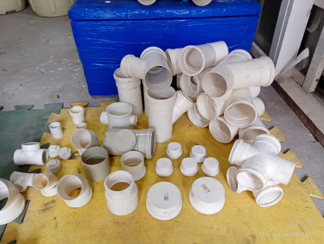 Kit de Encanamento de esgoto,100 peças de tubo esgoto, cano esgoto