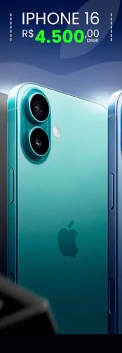 iPhone 16 128 verde água 3000