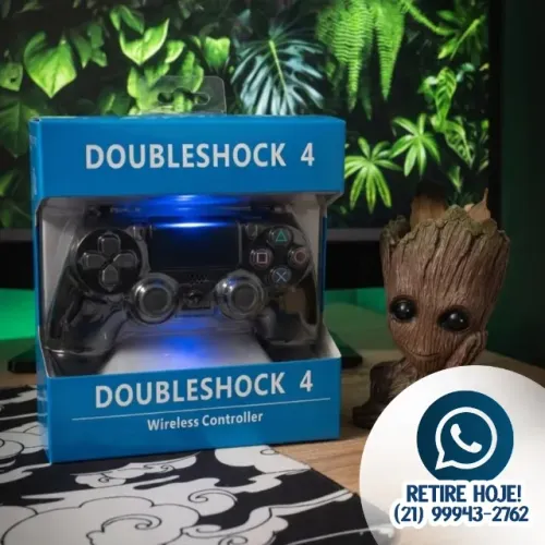 CONTROLE PS4 Sem fio NOVO - ENTREGA VIA UBER HOJE!