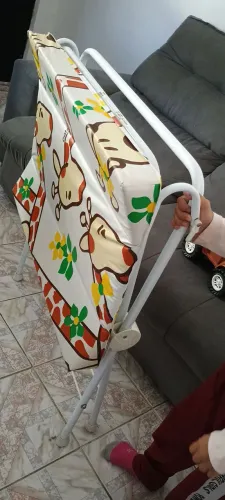 Trocador com suporte para banheira