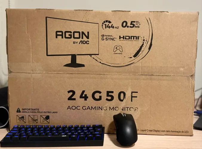AOC AGON | 24 | 144Hz | 0,5ms Novo e Lacrado