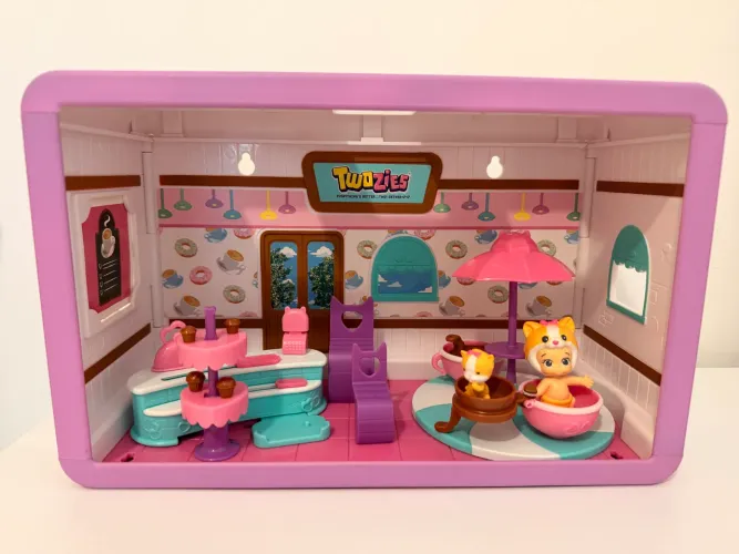 Bonecos Twozies play set café divertido
