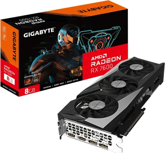RX 7600 8gb Gaming OC Gigabyte (Novas + Garantia)