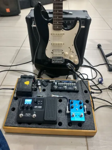 Pedalboard em construção 