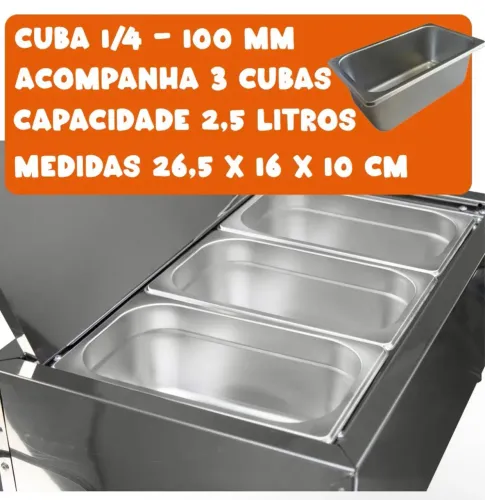 Rechaud Elétrico  Triplo Buffet Inox Ekenox R$250,00 Retirar em Goiânia 