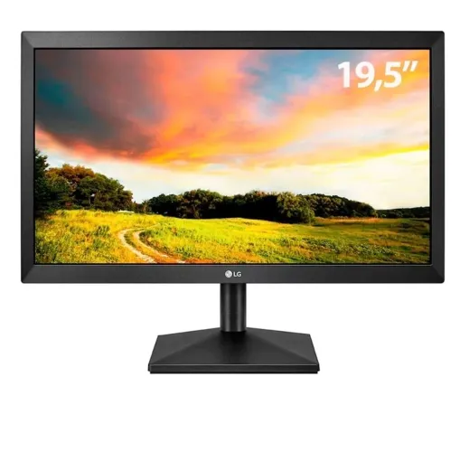 Monitor LG 19,5" LED HD (Modelo 20MK400H-B) - HDMI e VGA