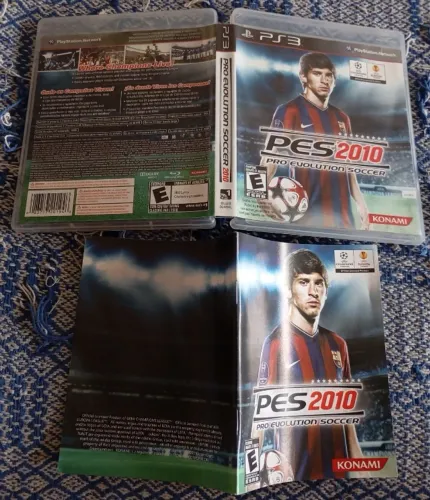 Jogo Pro Evolution Soccer 2010 PES 2010 PS3 Completo Original