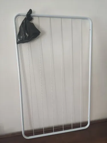 Varal de teto branco NOVO 1m conjunto completo