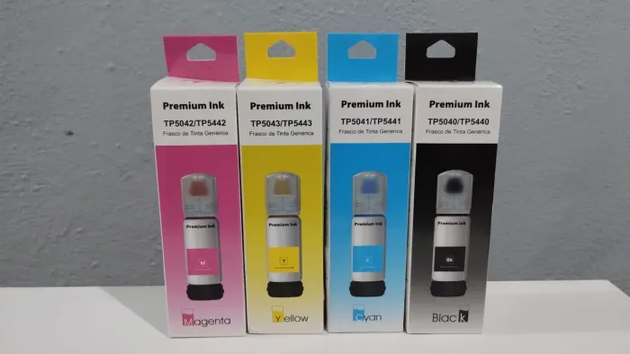 Kit de Tintas para Epson Ecotank c/ 4 un