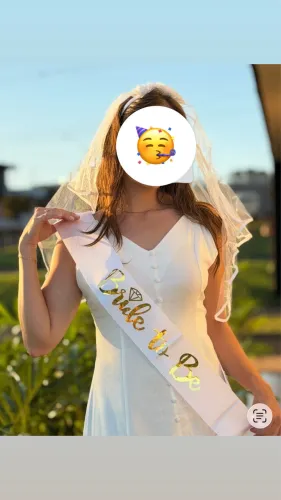 Faixa e tiara Bride to be