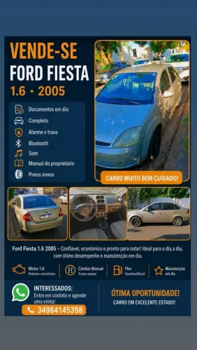 Ford Fiesta Sed. 1.6 8V Flex 4P 2005