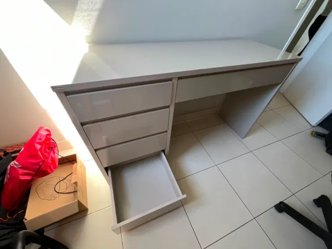 Escrivaninha Penteadeira Berlim Yescasa - 5 Gavetas (100% MDF)
