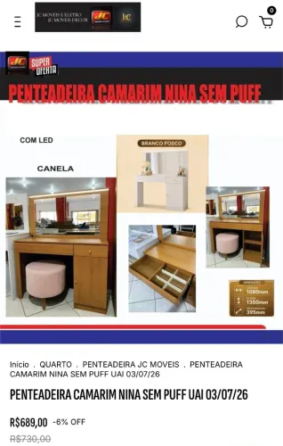 PENTEADEIRA NINA