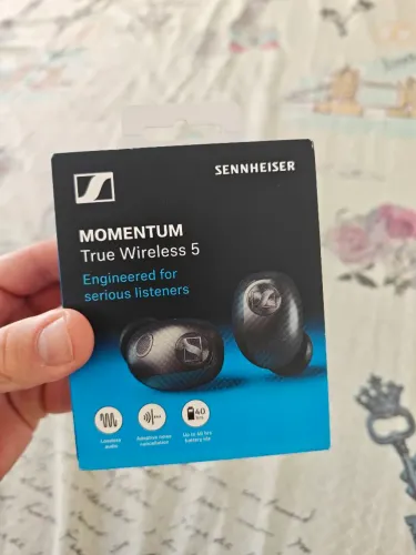 Sennheiser Momentum 5 true wireless novo (caixa aberta)