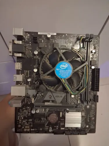 Kit Upgrade Placa Mãe ASUS Prime H310M-E e Processador Intel core I3-9100F
